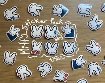 Miffy Sticker Pack |Fanart| -B