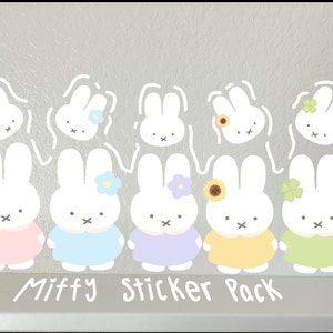 Flower Miffy Sticker Pack |Fanart|