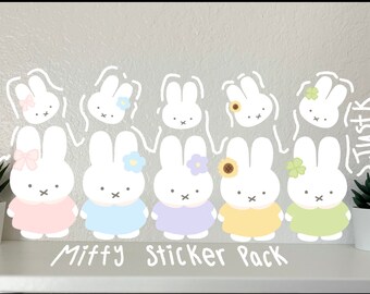 Flower Miffy Sticker Pack |Fanart|