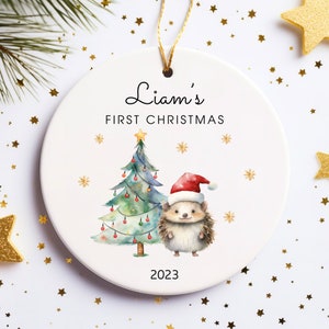 Baby's first Christmas ornament | Personalized Christmas gift | Ornament for baby | 2023 Christmas keepsake | Christmas gift for baby