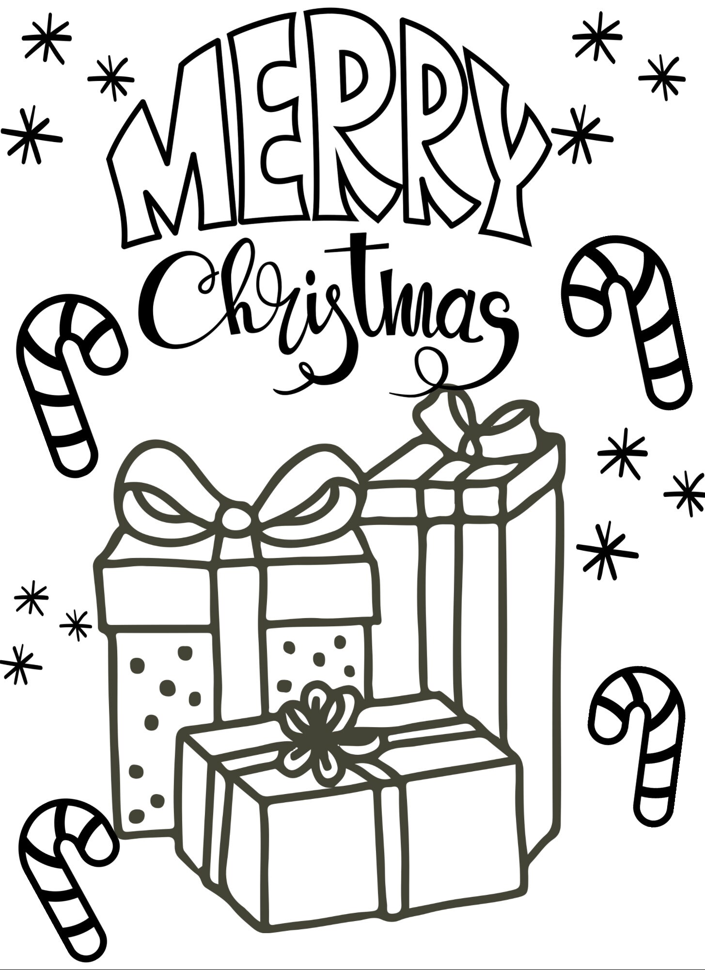christmas-coloring-pages-5-pages-etsy