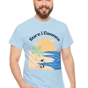 Funny Cannes France T-shirt | Unisex Cotton T-shirt | 100% Cotton | Travel Lover Tee
