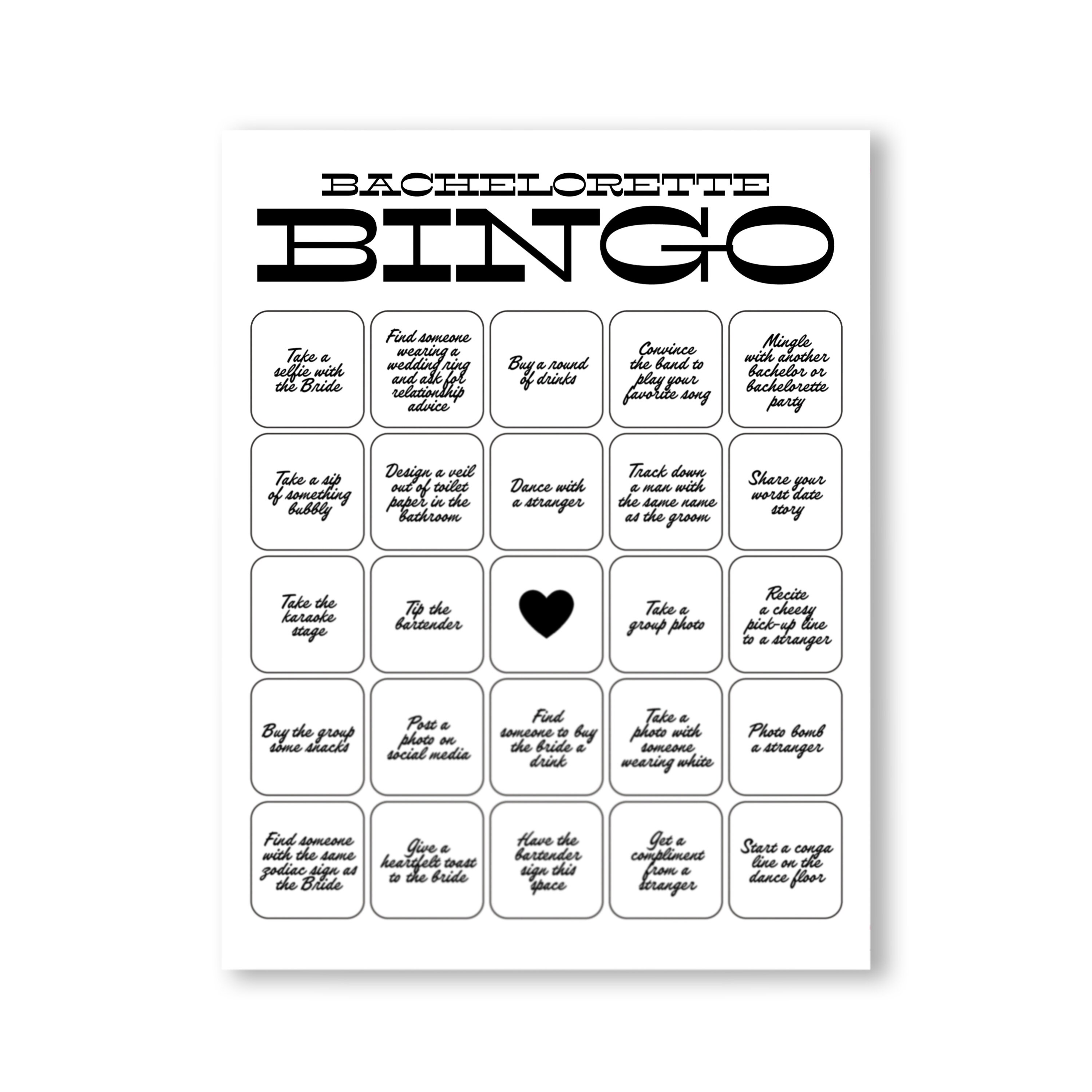 Bachelorette Bingo Party Game, Hen Party, Bachelorette Activity, Download, Bingo Etsy Australia