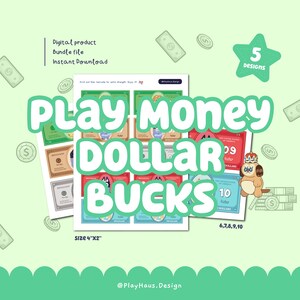 Dollar Bucks Printable, Belohnung Bucks, gutes Behavior Bucks, Chore Bucks für Kinder, druckbares Muttergeld, Spielgeld, Spielzeuggeldspiel