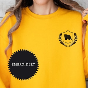 Collegiate Wizard School Sweatshirt, Wizard House Sweatshirt, Potter Sweatshirt, Potter Shirt, Universal Sweatshirt, HP House Sweatshirt