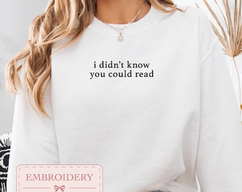 Dramione Embroidered Sweatshirt: Draco Malfoy Inspired, Bookish Baddie