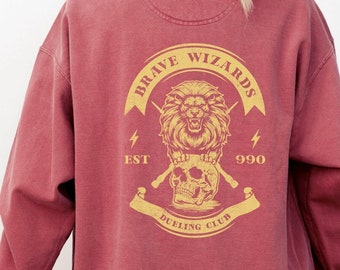 Wizard House Shirt, Wizard School Shirt, Potter Sweatshirt, Harry, Granger, Weasley, Universal Sweater, Gryffin Sweatshirt, Comfort Colors