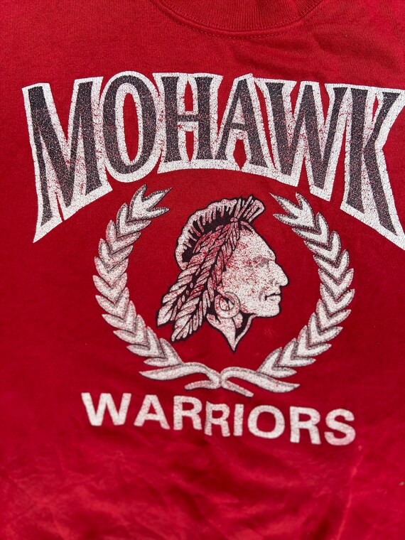1990s Vintage Mohawk Warriors Sweatshirt - image 2