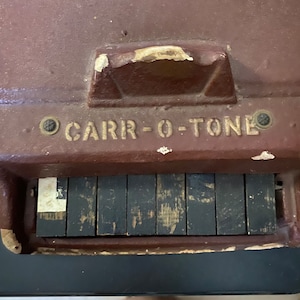 Very old vintage toy piano