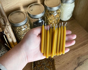 Beeswax Birthday Candles