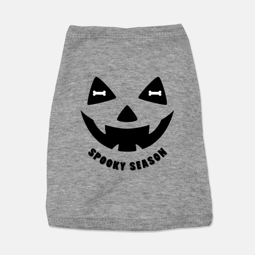 Spooky Season Pet Tank Halloween Pet Clothes Thanksgiving Pet Clothes Dog Clothes Pet Tank Top