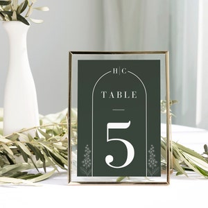 Sage Green Table Numbers Modern Wedding Table Numbers Template Wedding Reception Numbers Greenery DIY Table Numbers Sage Green Wedding Signs