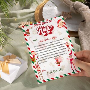 Elf Arrival Letter Editable Elf Welcome Letter Printable - Etsy