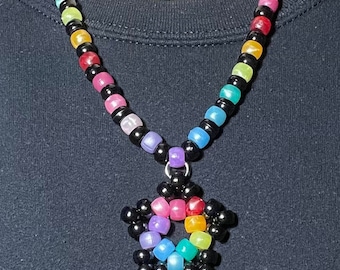 kandi star necklace