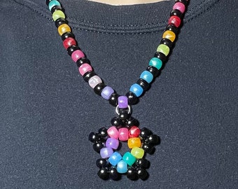【KOOLOSET】Star Beads Necklace (handmade) Kandi Star Necklace - Etsy