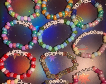 personalized kandi bracelet
