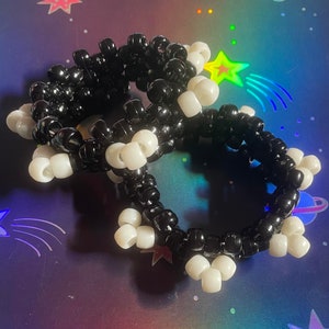 kandi spiked cuff bracelet set