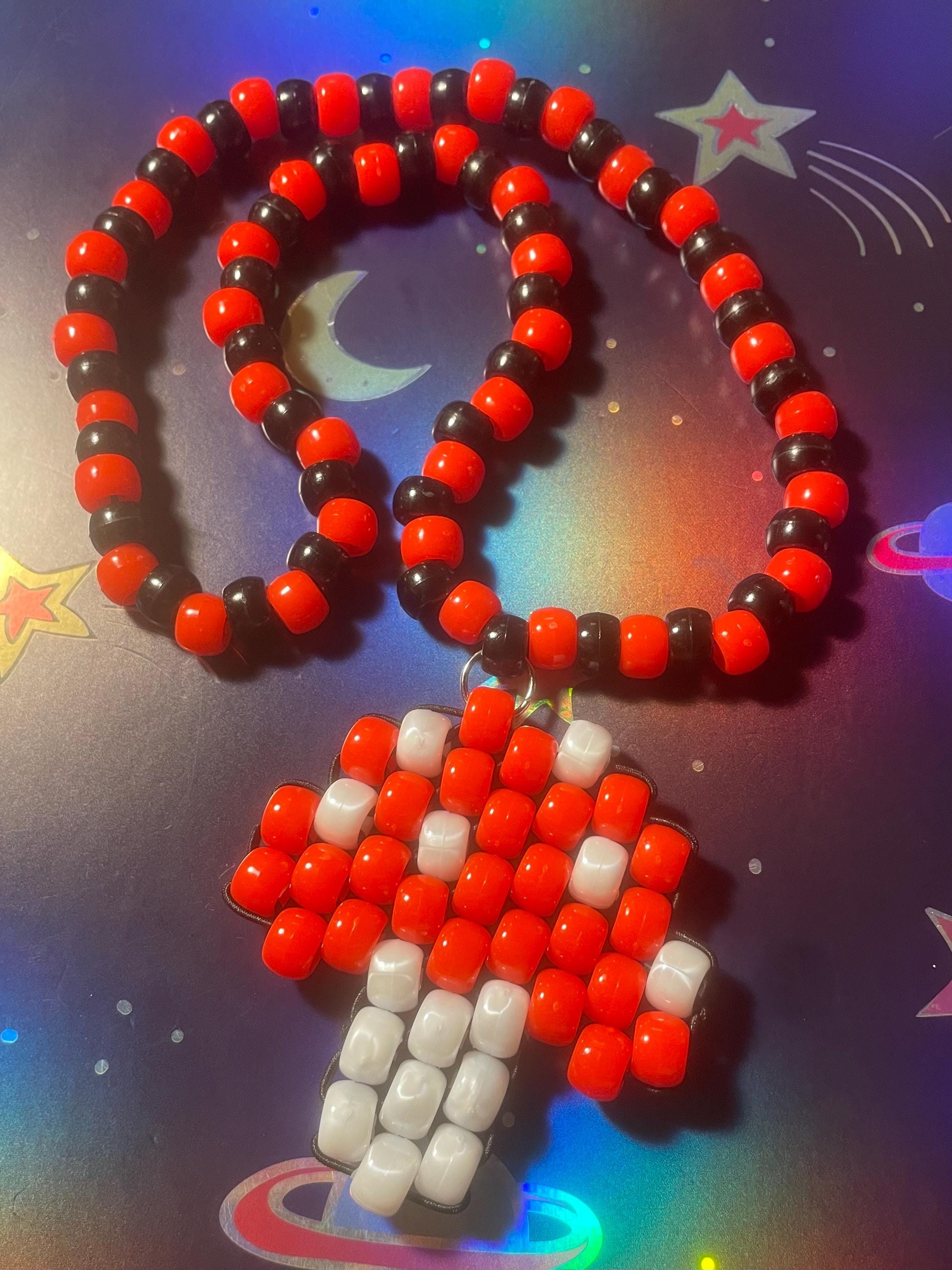 Kandi Mushroom Necklace - Etsy