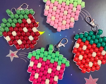 strawberry kandi keychain