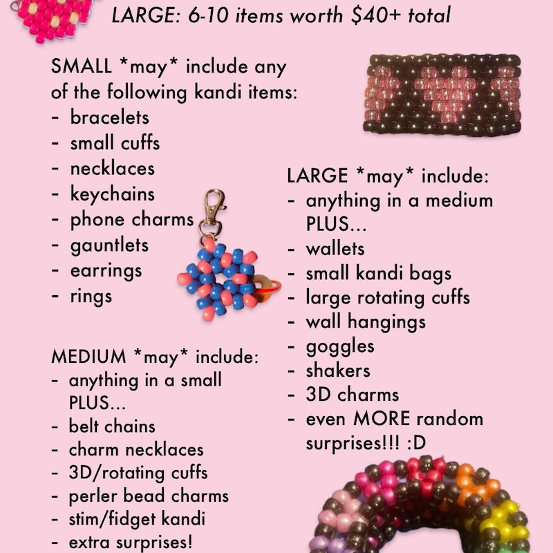 Kandi Bead Pack - Etsy