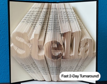 Personalized Folded Book Art, Best Seller Gifts for Girlfriend, Boyfriend, Doctor and Teacher Gift Ideas - Fastest Free Shipping on Etsy!