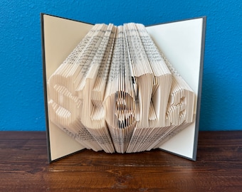 Handmade Custom Folded Book Art, Best Seller Gifts for Girlfriend, Boyfriend, Doctor and Teacher Gift Ideas - Fastest Free Shipping on Etsy!