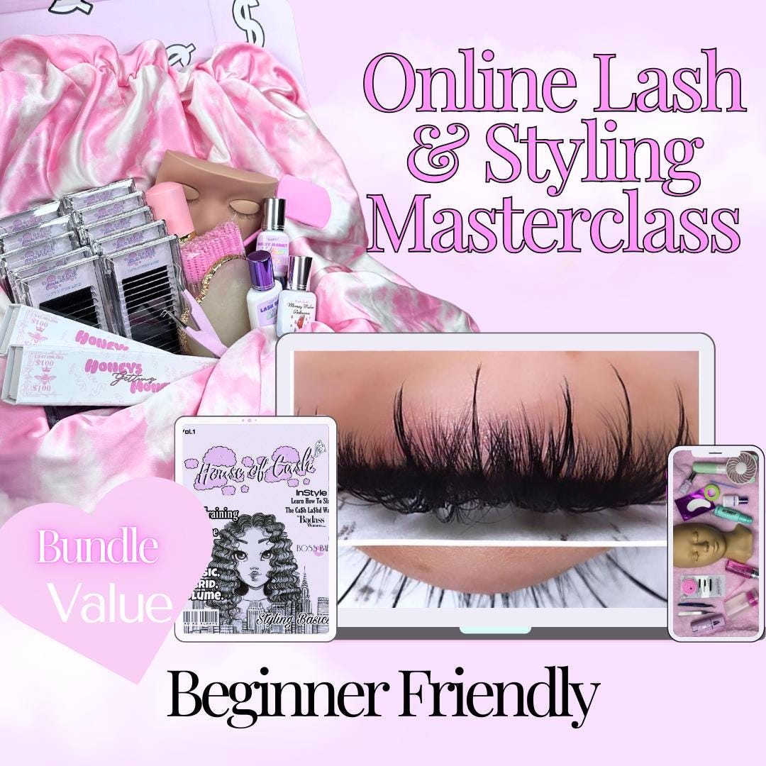 Online Beginner Lash & Lash Styling Course Bundle - Etsy