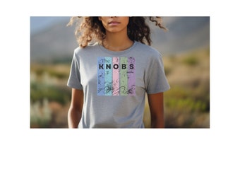 The Knobs T-Shirt, Indiana, Colorful, Quirky, Unique, Fun, Minimalist, Unisex