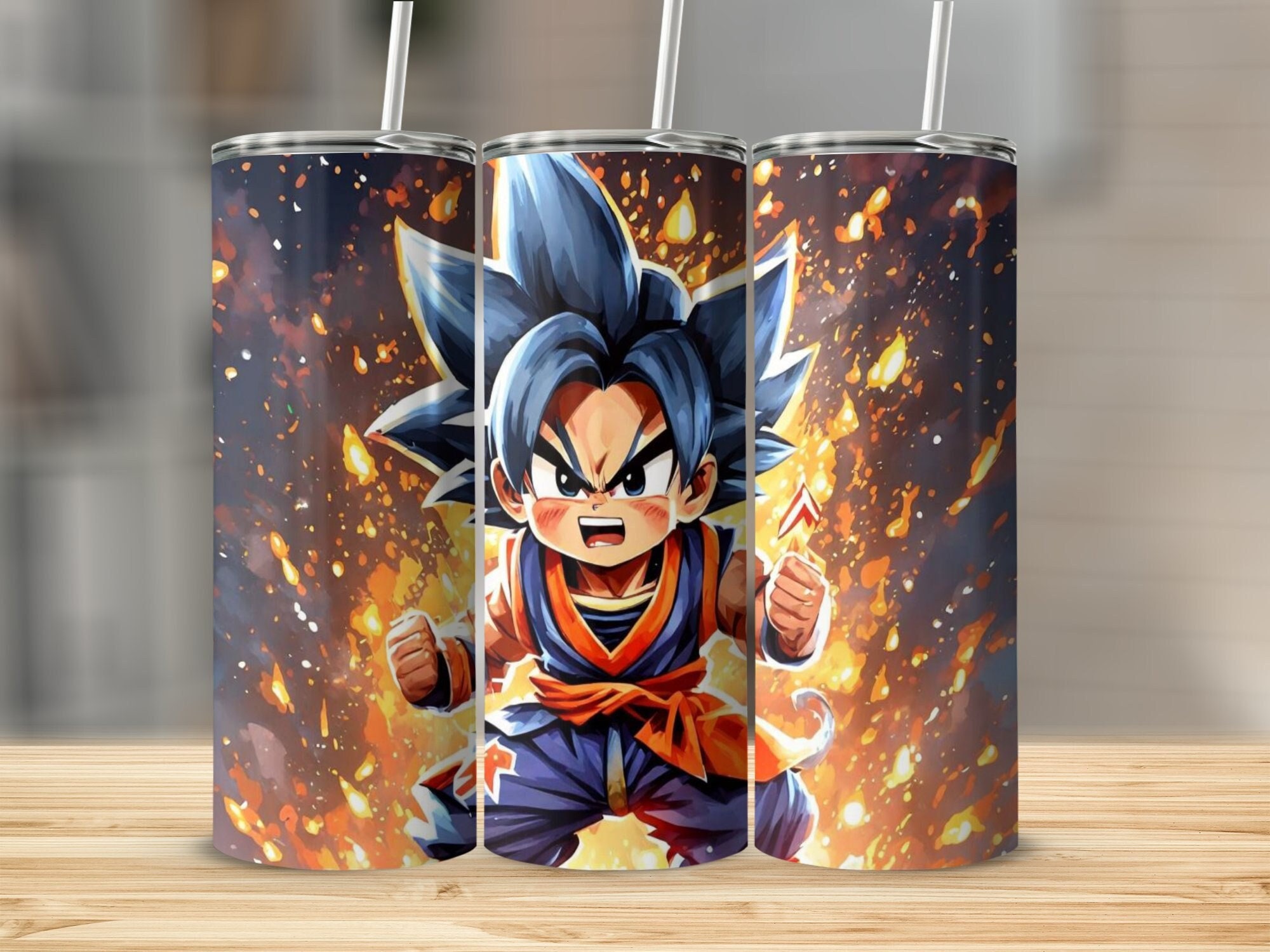 2 Styles Dragon Ball Z Cartoon Anime Thermos Cup（with electricity）