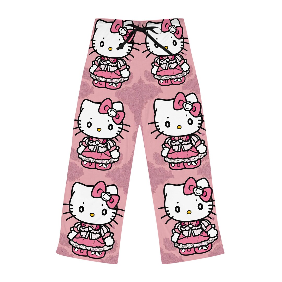Hello Kitty Pajama Pants Etsy