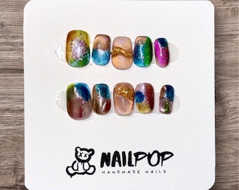 Iridescent Galaxy - Daily, Short, Square, Multicolour