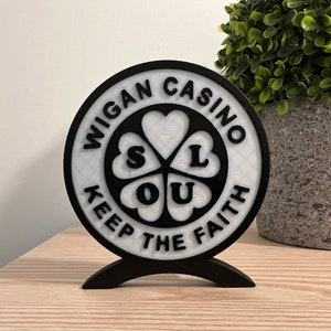 Wigan Casino Display | Northern Soul | 3D Print Desk/Shelf/Table Stand/Ornament | 4" Tall