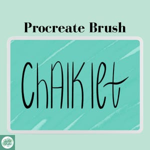 Chalk Procreate Brush: Lettering & Skizzieren (Instant Download)