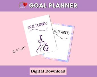 Short & Long-Term Goal Planner 39pgs - 8.5x11"