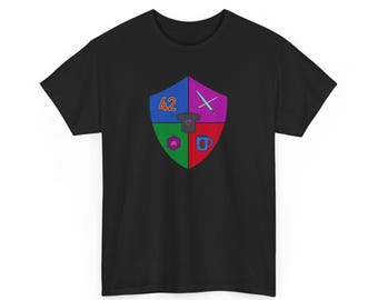 Camiseta Nerd Shirtman, unisex con logo, escudo de armas del orgullo nerd, camiseta con gráfico geek, regalo divertido para gamers y fanáticos de la informática.