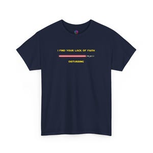 Dark Father T-Shirt, Star Wars Quote Tee, Lightsaber Design, Nerdy Casual Shirt, Unisex Tee for Sci-Fi Fans