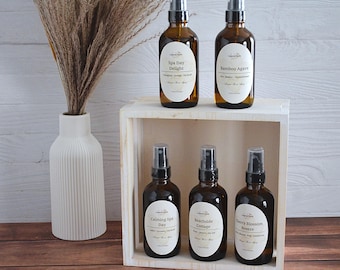 Natural Aromatherapy Room Spray: Long-Lasting Linen & Home Fragrance (4 oz)