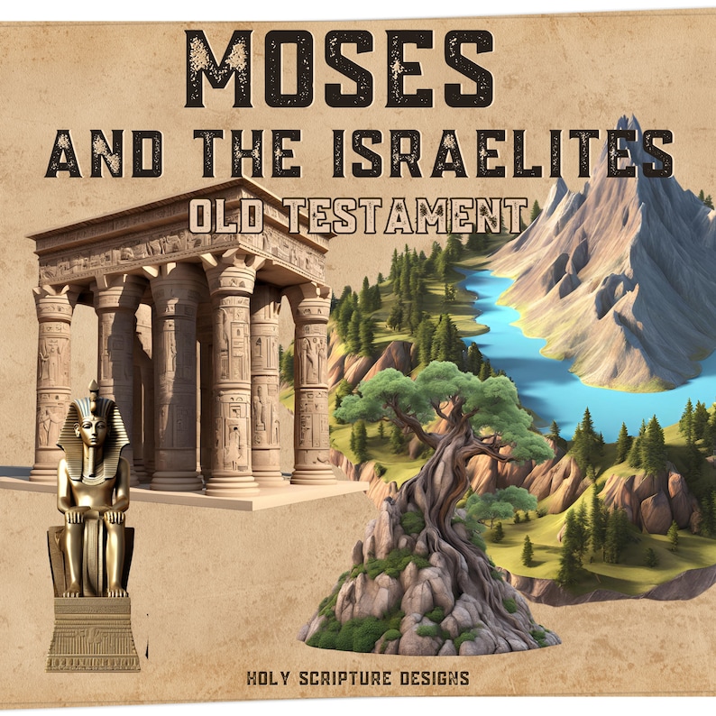 Moses and the Israelites,old Testament Clipart ,biblical Characters ...