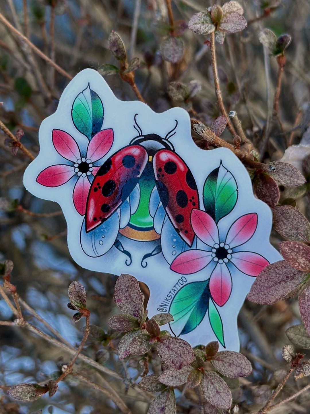Ladybug Sticker - Etsy