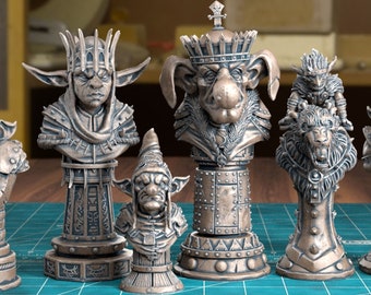 82 Chess Set collection STL megapack pack
