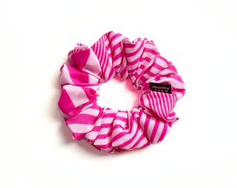 Coleteros para el cabello de rayas rosas, corbata para el cabello ligera y suave, lindos accesorios para el cabello para cabello medio a grueso, ideas de regalos