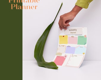 Planner, printable planner, digital planner, weekly planner, planner printable, digital download, digital, printable, To Do List, weekly