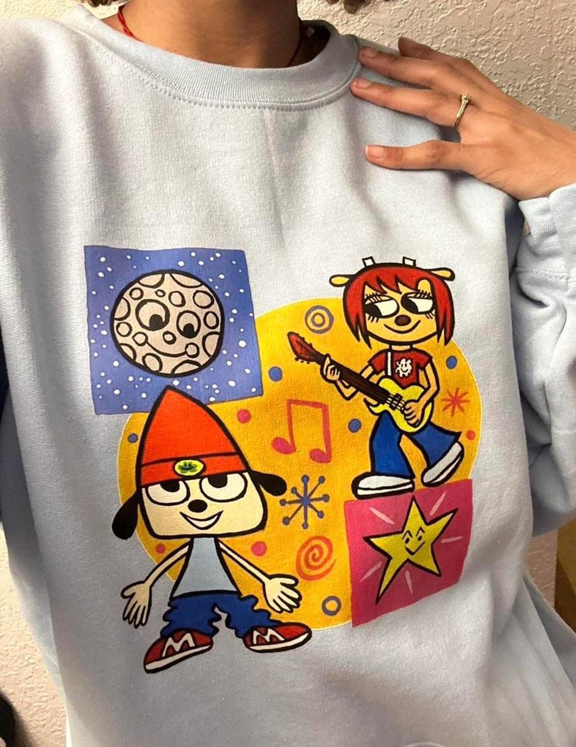 Parappa the Rapper–inspired Sweater - Etsy