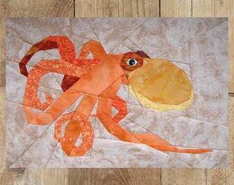 octopus paper piecing pattern