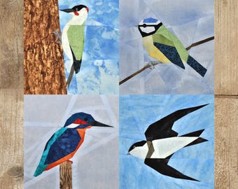 Birds Paperpiecing Set 2