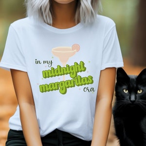 Midnight Margaritas Tshirt Witchy Boho Gift Idea for Friends and Family Unisex Sizing