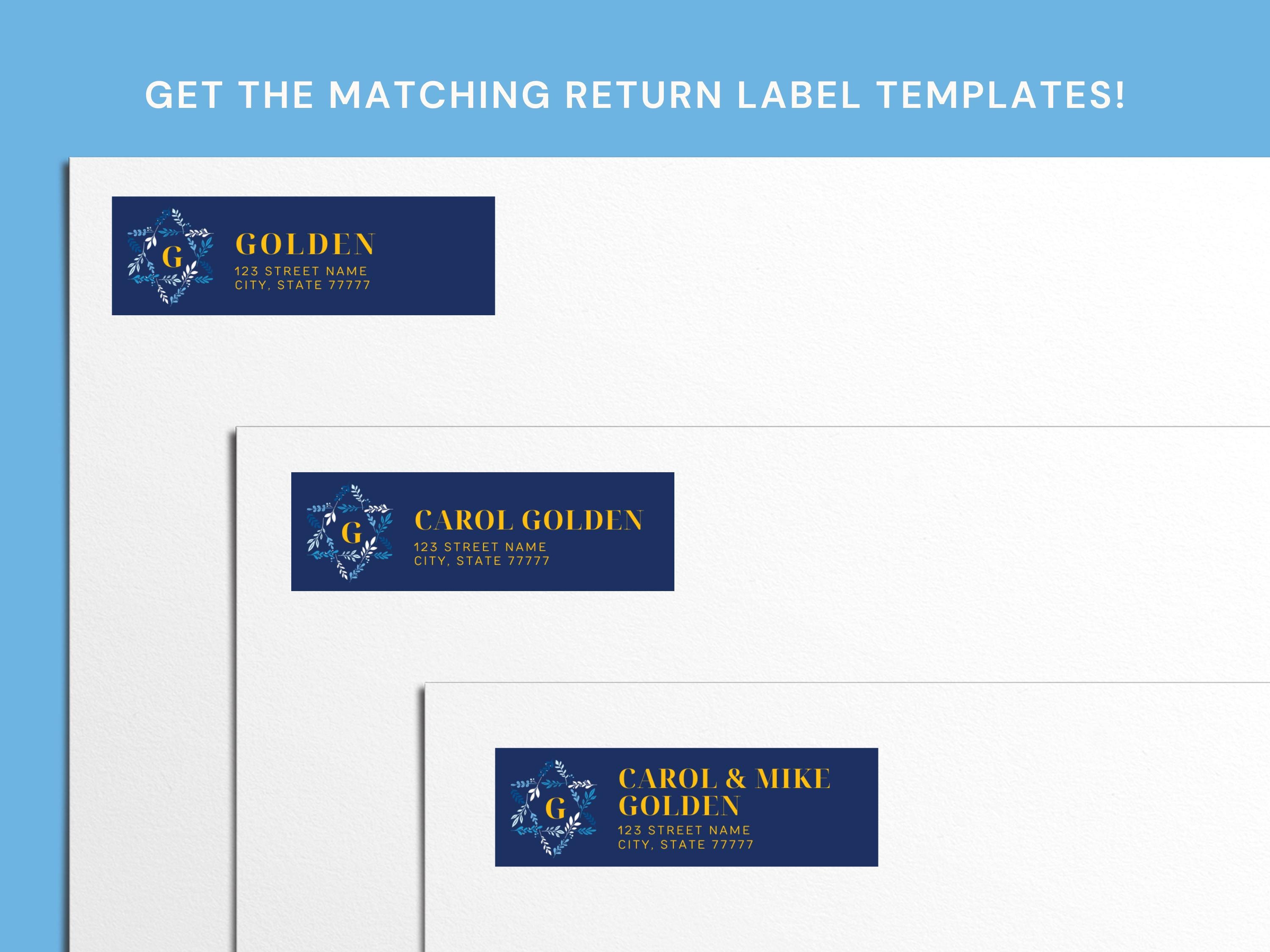 EDITABLE Bar Mitzvah Save the Date Template, Classic Blue Yellow, Fun