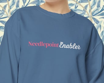 Sweater met borduurfunctie | Leuke sweater met comfortabele kleuren, borduurcadeau, borduurcadeau, NDLPT