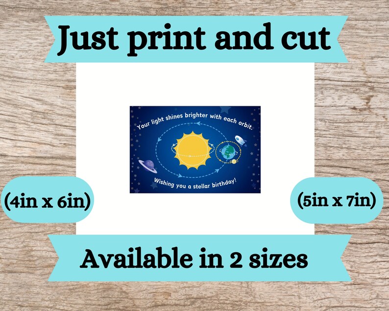 Printable Birthday Card, Instant Download, Digital Download, Print at ...