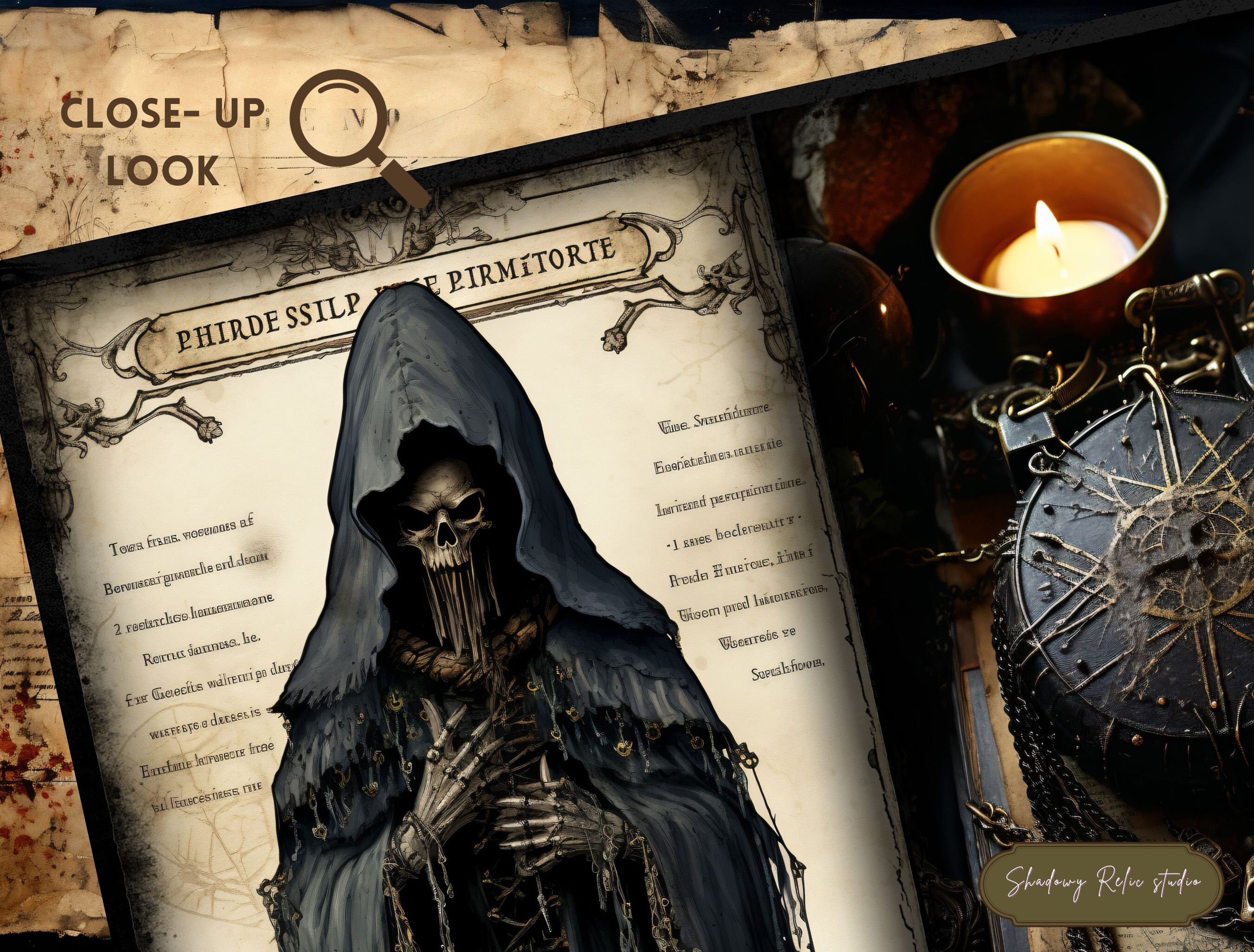 Fortune Teller Junk Journal Kit Tarot and Crystal Ball Junk Journal ...